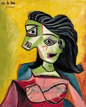 パブロ・ピカソ Painting - 女性の胸像 1940年 パブロ・ピカソ